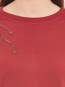 Sudadera para Mujer de Estilo Único, Diseño Novedoso, Secado Rápido, Prenda Fresca Básica, Mezcla de Algodón, Estilo Urbano - Product Image 5