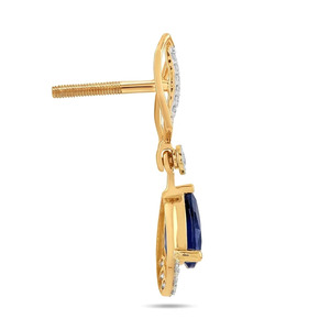 ต่างหูโกลเด้น บลู โอเชียน ดรอป ลักซ์ - Product Image 3