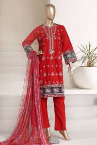 ชุดสัลวาร์กะมีซสำหรับผู้หญิง ดีไซน์ผ้าฝ้าย/ผ้าลอน ชุดสัลวาร์กะมีซปักลาย ผ้าฝ้าย/ผ้าลอน ชุดสัลวาร์กะมีซแบบปากีสถาน - Product Image 6