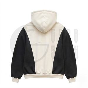Sudadera con Capucha Oversize Personalizada con Bloques de Color, 450 GSM, de Algodón Grueso, Estilo Urbano, Fabricante OEM ODM - Product Image 6