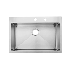 Cuisine à bol unique THCSS-0139 faite à la main en acier inoxydable 304 Caractéristiques insonorisées anti-corrosion pour les cuisines de tous les jours - Product Image 1