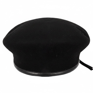 Hot Sale Classic European Wool <b>Beret</b> Hat 100% Wool Custom Embroidered Premium Felt Headwear Unisex <b>Beret</b> Hat - Product Image 6