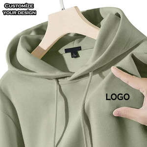 Sudadera con Capucha Unisex de Fábrica Directa, 100% Algodón, Felpa Francesa, Color Sólido, Estilo Casual para Otoño, Corte Regular, Tejido de Punto - Product Image 1
