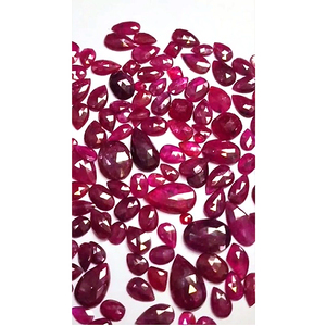 Ametista natural 2070 ct, Cuarzo limón 575 ct, Rubí natural talla rosa 112 ct - 3 lotes de gemas sueltas facetadas - Reservado para G. B. - Product Image 2