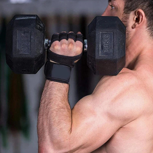 Gants d'entraînement CrossFit personnalisés, respirants, légers, demi-doigts, pour musculation, fitness, gym, réglables - Product Image 4