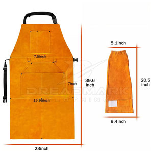 Delantales de Trabajo de Algodón Transpirable Ecológicos de Alta Calidad, Estilo Liso, Personalizables, Delantal de Limpieza para Adultos - Product Image 4