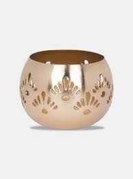 Finition or de qualité supérieure Fer Soleil Visage Conception Poinçonné Coupe Votive Titulaire Élégant Luxueux Maison Hôtel Table Bougie Pot Autre - Product Image 6
