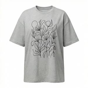 Nueva Llegada, Camisa de Oficina para Mujer, Primavera Otoño, Moda, Estampado Moderno, Vestido Informal para Dama, 240 g/m², 100% Algodón Satinado con Lentejuelas - Product Image 1