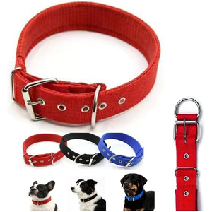 Cotton Martiagnle Dog Collar Solid Eco-Friendly Classic Style Hot Selling Luxury Breathable Adjustable Soft Medium Dog Scarf - Product Image 1