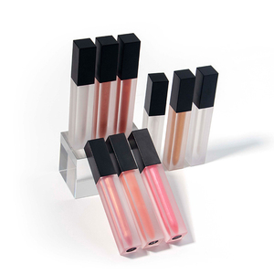 Moisturizing High Pigment Long Lasting Black Frosted Tube <b>Lip</b> Gloss Private label Wholesales <b>Lip</b> Makeup - Product Image 5