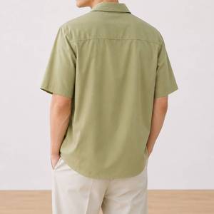 Casual Relaxed Fit Wicking Anti-UV Solid Shirt - Product Image 3
