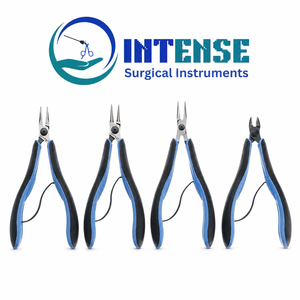 Professional Stainless Steel Jewelry Making <b>Pliers</b> <b>Set</b> with Chain Nose Round Nose Flat Nose Wire Cutter Tools - Product Image 1