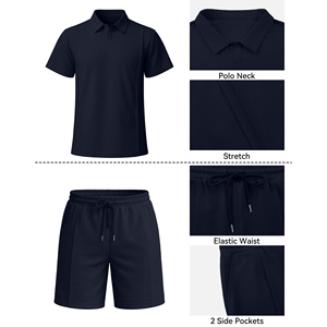 2026 Summer <b>Set</b> Short Men's Quick-dry Fitness Sleeve T-shirt & Shorts Two Piece Sporting Suit For Men Fashionable Short Suit Men - Product Image 3