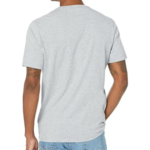 เสื้อยืดคอกลมแขนสั้นทรงพอดีตัวสำหรับผู้ชายพร้อมกระเป๋าหน้าอก – เสื้อยืดผ้าฝ้ายลำลองสำหรับทุกวัน - Product Image 3