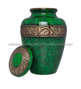 Urnas Decorativas de Latón para Adultos, Urnas Hechas a Mano para Hombres y Mujeres, Urnas Funerarias - Product Image 1