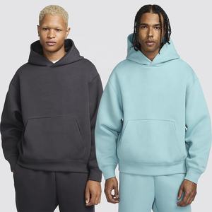 Ventes en gros de sweats à capuche d'hiver pour hommes de haute qualité, sur mesure, grande taille, uni, luxe, coupe classique, mélange polyester/coton, écologique, 340g - Product Image 1