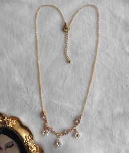 Colgante de Plata 925 con Flor de Margarita Blanca y Perla, Estilo Vintage, con Piedra Natural, Elegante Collar Nupcial, Regalo Ren Faire para Mujer - Product Image 5