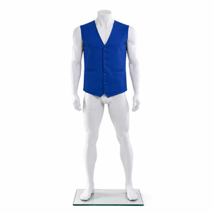 Delantal de cintura unisex duradero 100% poliéster con bolsillos estratégicos para bolígrafos y detección de agujas. Estética Profesional y Limpia para - Product Image 2