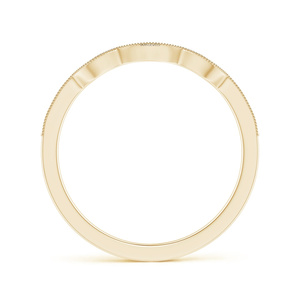 Bague en or jaune avec diamant taille brillant, bijoux de fiançailles, de mariage et d'anniversaire pour femme, or 10K 14K 18K, argent 925 935 - Product Image 4