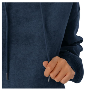 Sweat à capuche pour femme de haute qualité, 100% coton, hiver, long, broderie 3D, surdimensionné, polaire, séchage rapide, écologique, streetwear - Product Image 6
