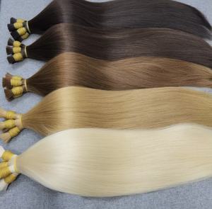 Cheveux humains en vrac de qualité supérieure, couleur claire, ton blanc, pour le décolorage, la coloration, la fabrication de perruques, vente en gros - Product Image 6