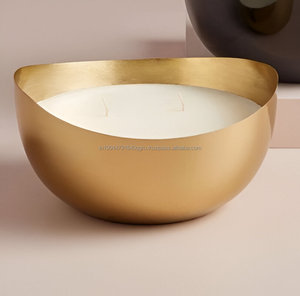 Bougie de bol de cire en métal Offre Spéciale pour cadeau décoration de mariage décoration et festival - Product Image 3