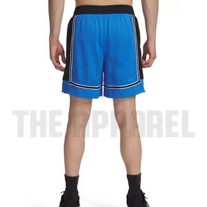 กางเกงขาสั้นตาข่ายผู้ชายสำหรับออกกำลังกาย ฟิตเนส กีฬา ปักโลโก้ได้ กางเกงยิม บาสเก็ตบอล แอธเลติก สตรีทแวร์ ลำลอง - Product Image 5