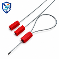 Serrure de sécurité en câble métallique réglable de type serrage YSD-CS201 pour porte de conteneur d'expédition