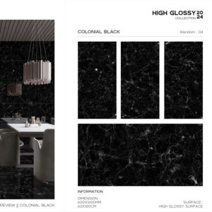 Carreaux de porcelaine modernes ultra brillants 60x120cm 600x1200mm 24x48 pour une application élégante sur les sols et les murs intérieurs. - Product Image 1