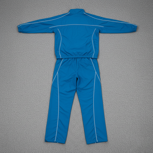 Conjunto Deportivo para Hombre con Chaqueta con Cierre y Rayas Blancas y Pantalones Deportivos de Nailon de Secado Rápido para Otoño, Conjunto Cortavientos para Hombre - Product Image 2