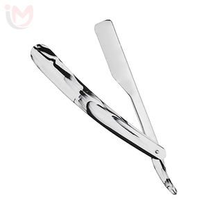 Professional Single Blade Stainless Steel Straight <b>Razor</b> For <b>Men</b> Barber Shop Use Open Cut Throat Safety Design - Product Image 4