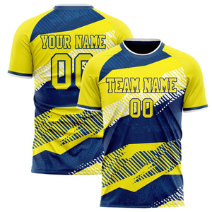 Conjunto de camiseta de fútbol para hombre, uniforme de fútbol sublimado con logotipo personalizado, conjunto de camiseta deportiva de poliéster de secado rápido al por mayor para jugador - Product Image 6