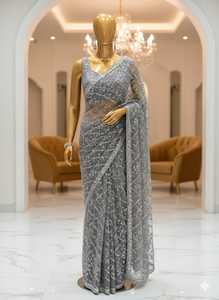 Robe traditionnelle élégante pour femmes en rayonne, Salwar Kameez, avec broderie, pour un usage décontracté, toutes saisons, coupe régulière, longueur midi - Product Image 3