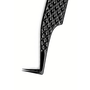 Pinces à cils Charmlash en acier inoxydable, pointe micro-grip, outils professionnels pour cils, boîte personnalisable sur mesure - Product Image 1