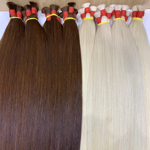 Venta al por mayor de fábrica de cabello liso vietnamita personalizado a granel, extensiones de alta calidad en color rubio con longitud de 10 a 34 pulgadas - Product Image 1