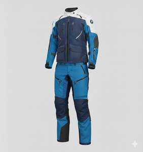 Traje Textil de Motociclismo para Hombre BM GS Rallaye 4 Estaciones, 3 Capas, Cordura, GTX Impermeable, para Aventura/Enduro/Turismo - Product Image 1