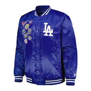 Veste de baseball universitaire rose en satin, style bomber, qualité supérieure, vêtement décontracté haut de gamme pour hommes et femmes - Product Image 5