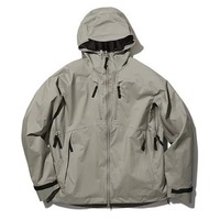 Veste coupe-vent décontractée pour homme, écologique, à capuche, en polyester/coton, style streetwear, fermeture éclair sur le devant, pour l'automne et les activités de plein air