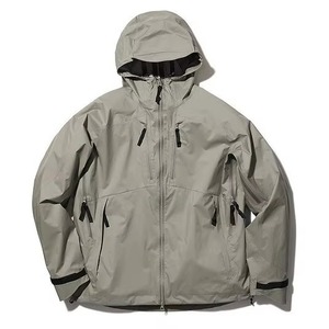 Veste coupe-vent décontractée pour homme, écologique, à capuche, en polyester/coton, style streetwear, fermeture éclair sur le devant, pour l'automne et les activités de plein air - Product Image 2