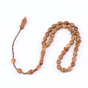 33 Perles ovales en bois Kuka pour prière islamique, Tasbih, Koka, vente en gros, perles lâches Taspih - Product Image 5