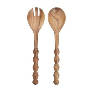 Cuillère à soupe en bois de manguier naturel durable, ustensile de cuisine écologique - Product Image 4