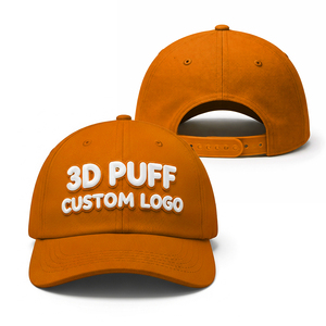 Gorras de Béisbol con Bordado de Logotipo Personalizado Premium, Transpirables, Ligeras, de Secado Rápido, Estilo Hip Hop Urbano, Impresión 3D en Relieve - Product Image 3
