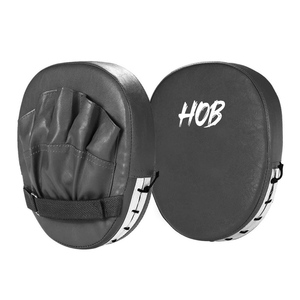 2026 Professional PU Leather Boxing Focus Mitts Flat Punching and Curved <b>Pads</b> for MMA Martial Arts Training - Product Image 3