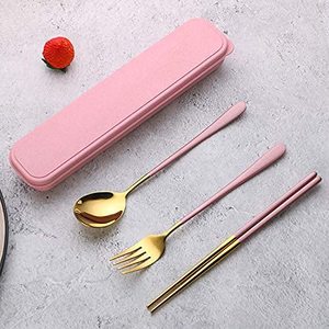 Ensemble de couverts durables en acier inoxydable pour les événements de buffet très fréquentés et les dîners en famille - Réutilisables, lavables au lave-vaisselle, haute qualité - Product Image 4