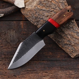 Cuchillo Nórdico de Acero 1095 con Hoja Fija y Punta Caída, Mango de Resina de Palisandro, Personalizado OEM, Hoja Entera, Grado Industrial - Product Image 3