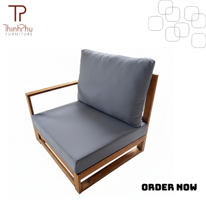 Sofa Set 3-Seater Modern Modular Design, Durable Wood Frame & Soft <b>Cushion</b> - Product Image 6