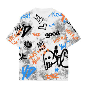เสื้อยืด OEM 2026 รุ่นใหม่ล่าสุด พิมพ์ลายดิจิตอลคุณภาพสูง เสื้อโอเวอร์ไซส์ ออกแบบลายกราฟิกตามสั่ง สำหรับผู้ชายและผู้หญิง - Product Image 4