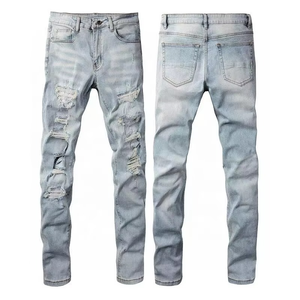 Jeans Ksuby para Hombre, Corte Slim, Desgastados, Elásticos, Rectos, Lavados, Diseño Antidecoloración, para Verano - Product Image 4