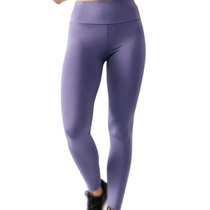 Leggings pour femmes à taille haute, longueur intégrale, couleur unie, extensibles, respirants, pantalons de yoga pour la salle de sport et les entraînements - Product Image 1