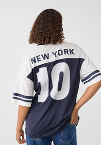 Hot Selling Breathable Plus Size Custom Print Retro Soccer Jersey <b>Y2K</b> Street Wear V Neck Boxy T <b>Shirt</b> Loose 100% Cotton 220g - Product Image 3